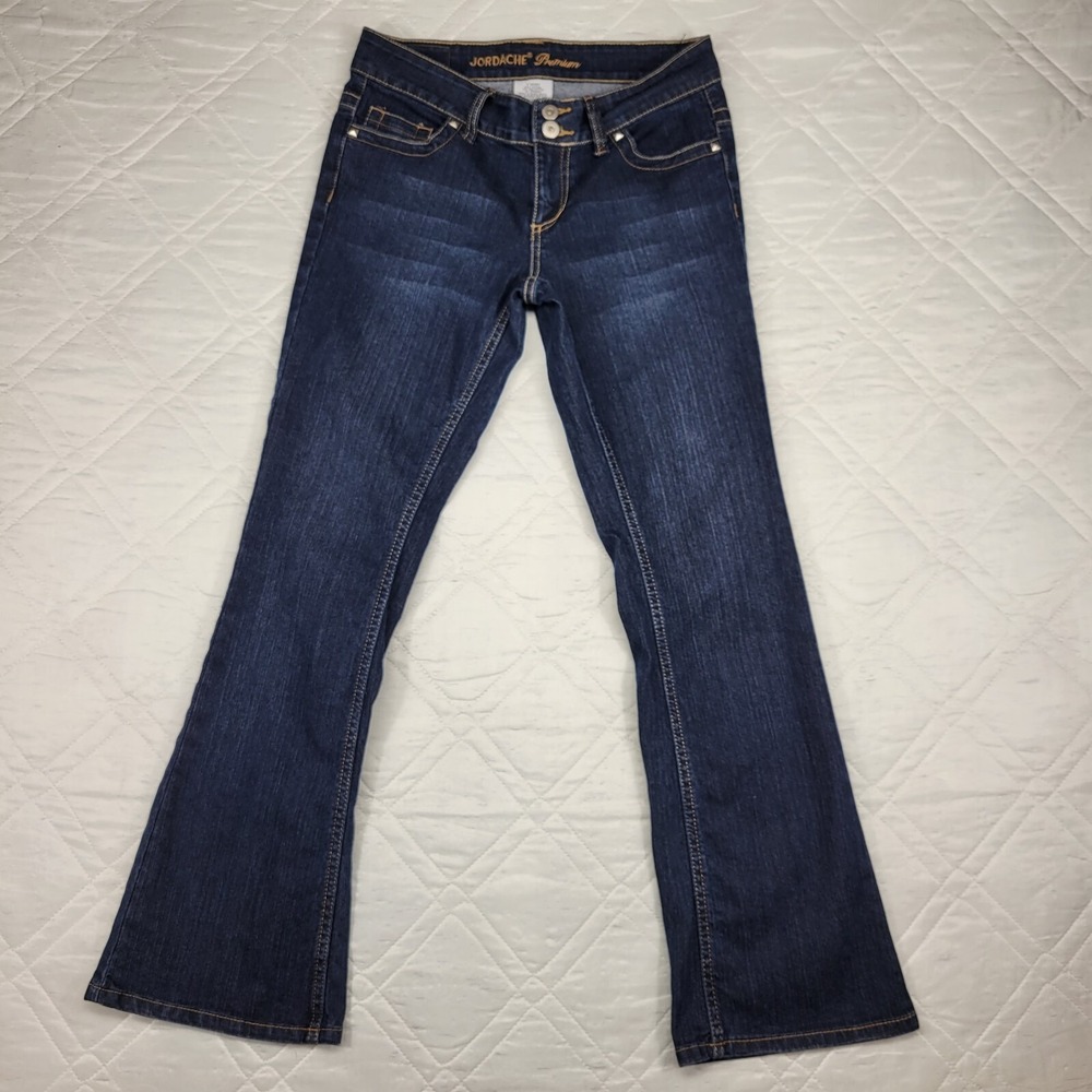 Jordache Premium Bootcut blue jeans size 4 short